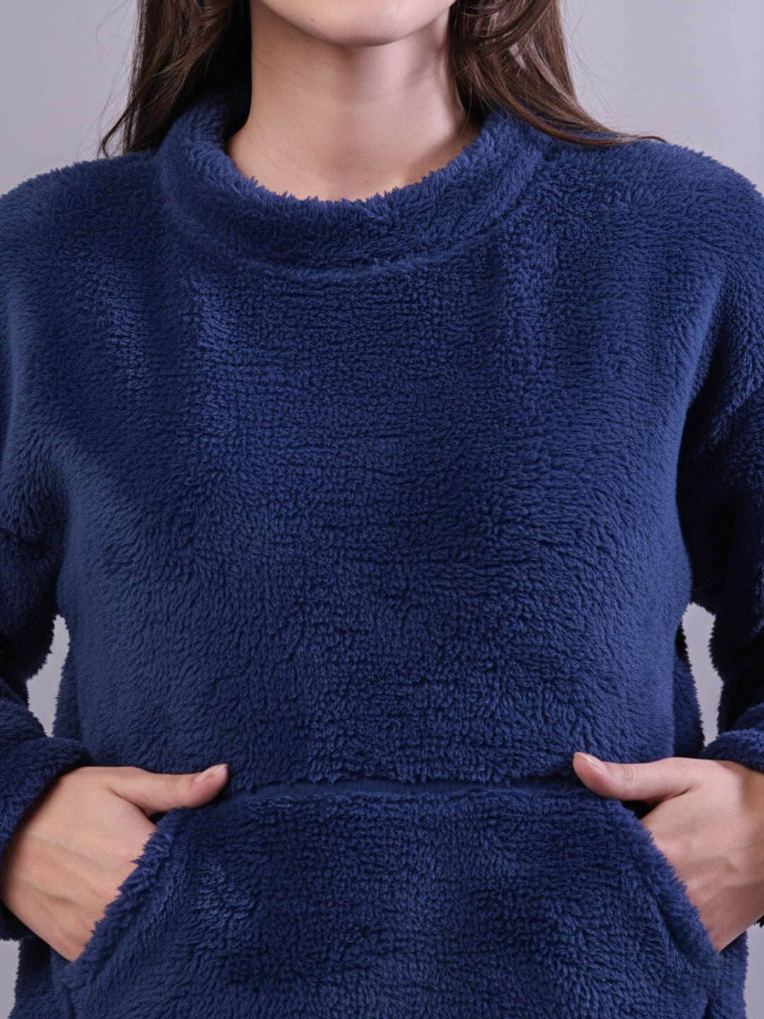 Blue Pea Tea Fur Winter Set