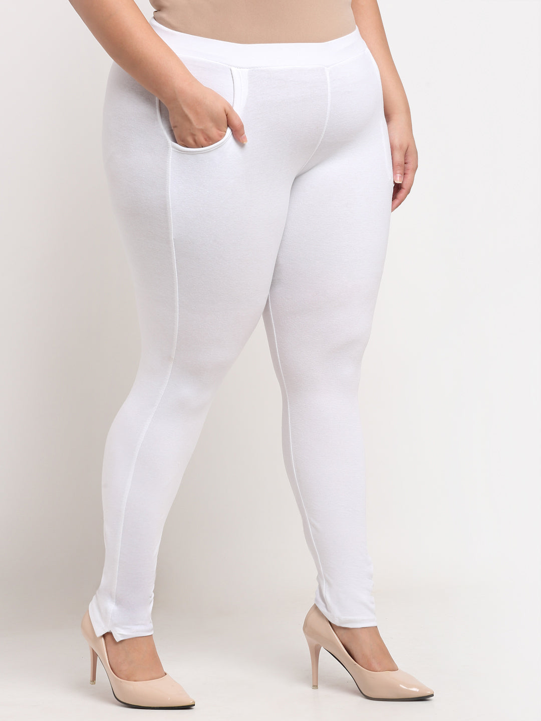 White Plus Pocket Pant