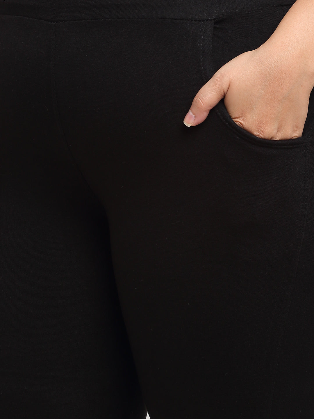 Black Plus Pocket Pant