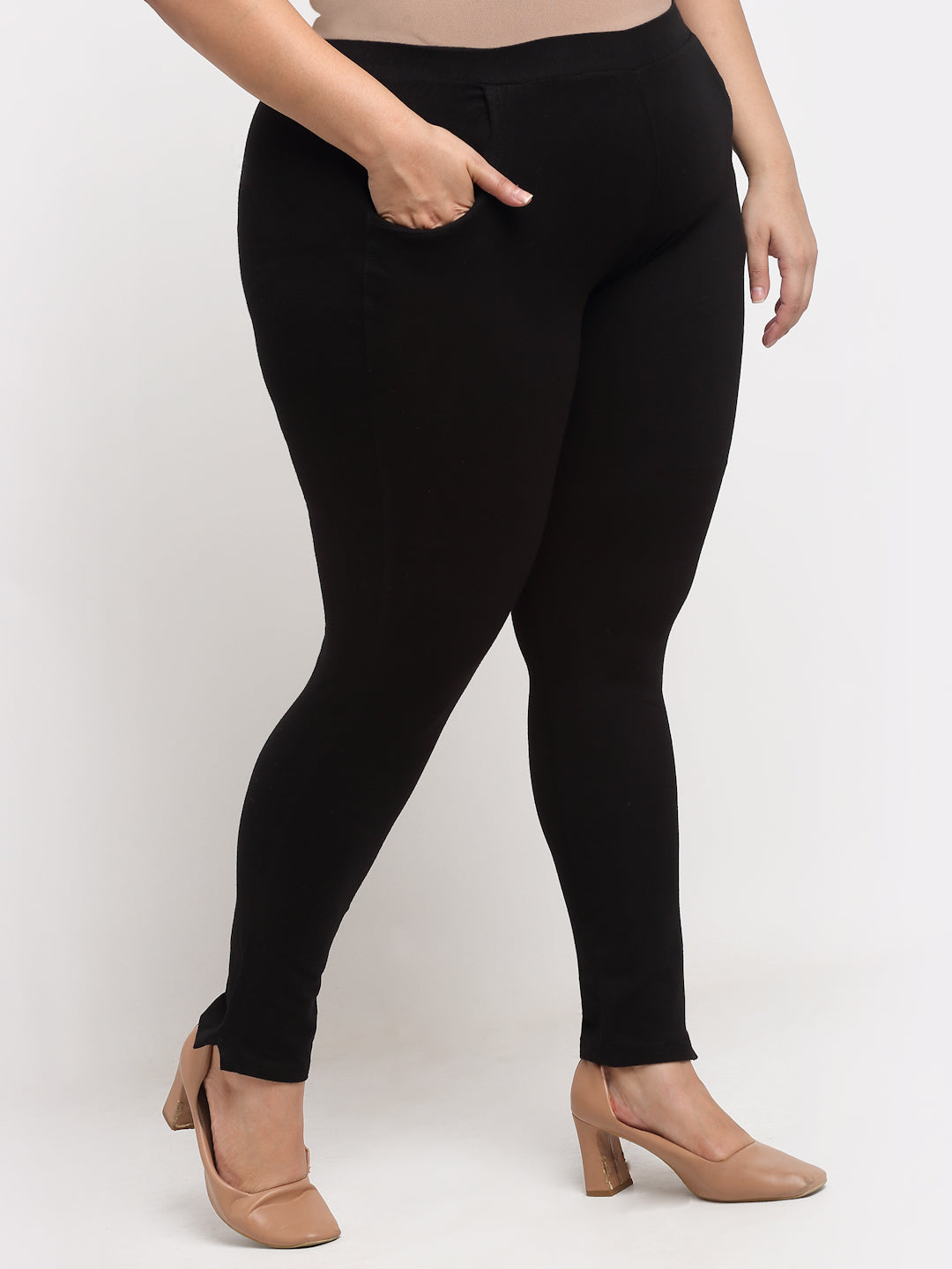 Black Plus Pocket Pant