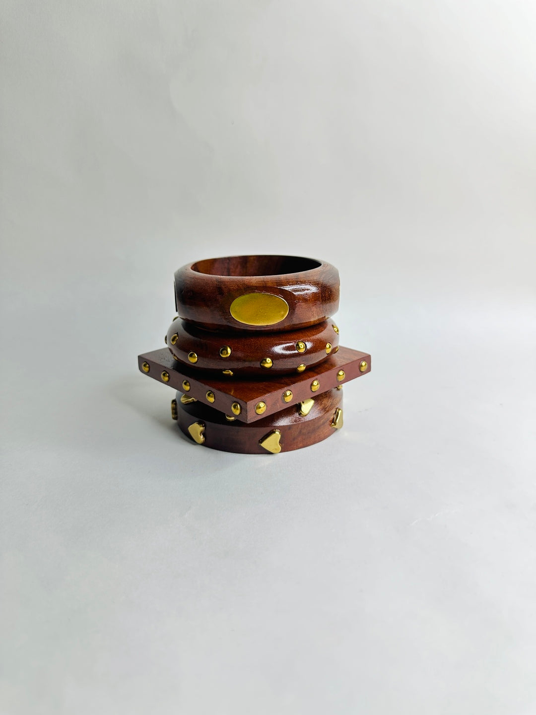 Teekhi Mirchi wooden Bangles-Set of 4