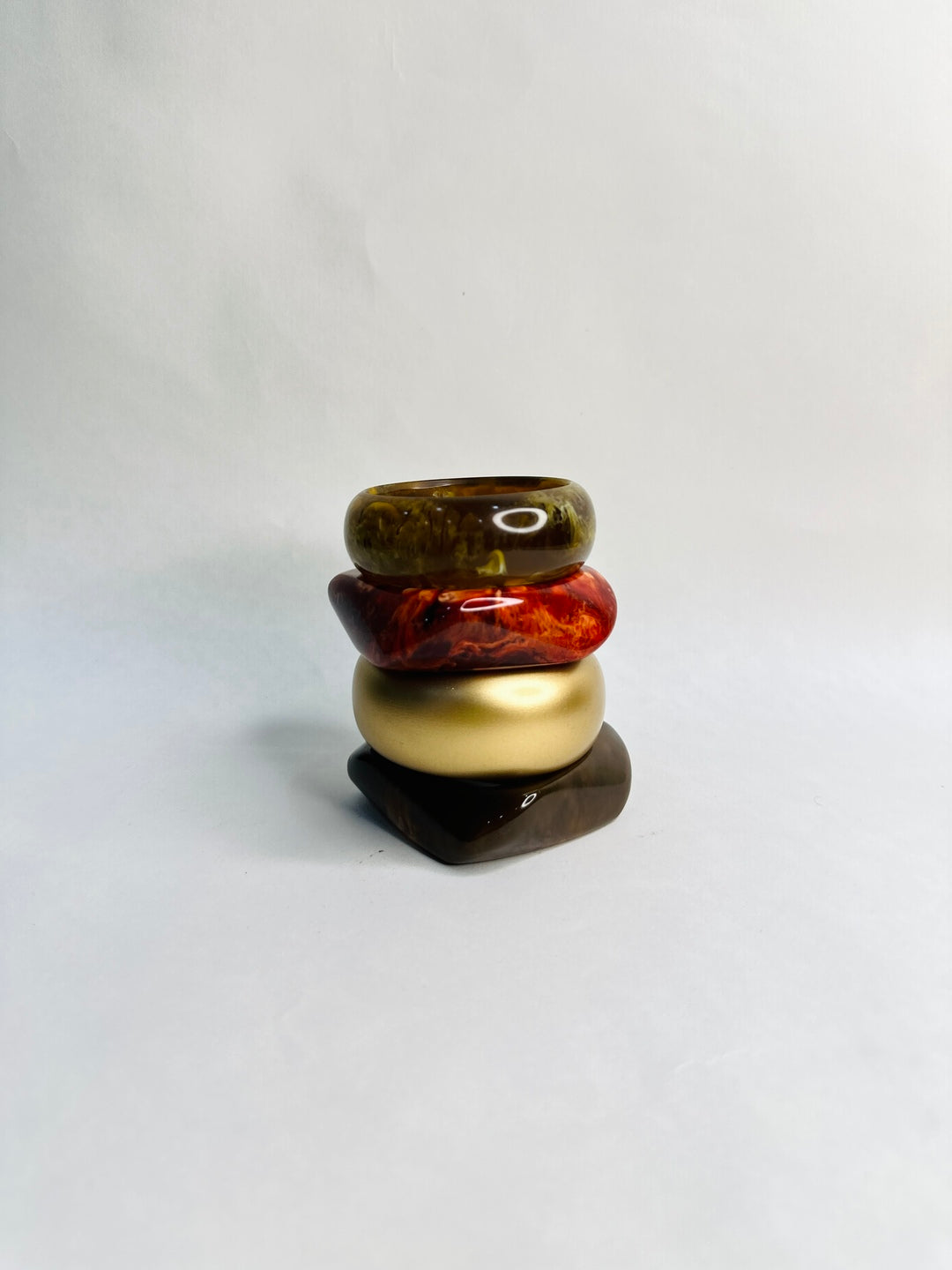 Spicy Resin Bangles-Set of 4