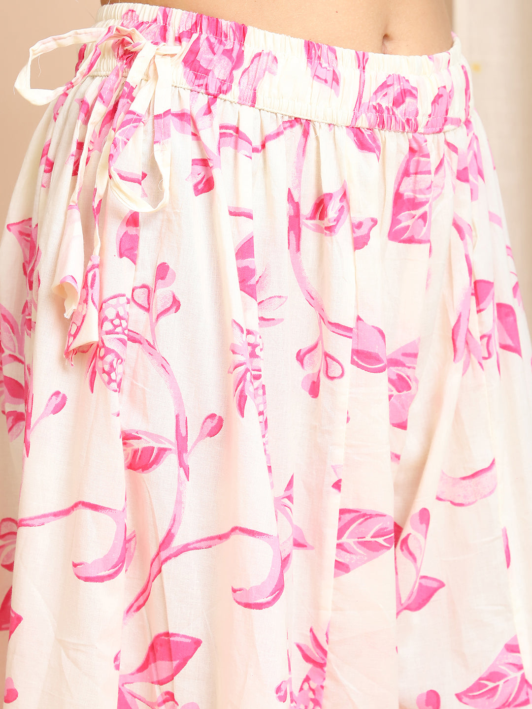 Mogra Cotton Kali Palazzo