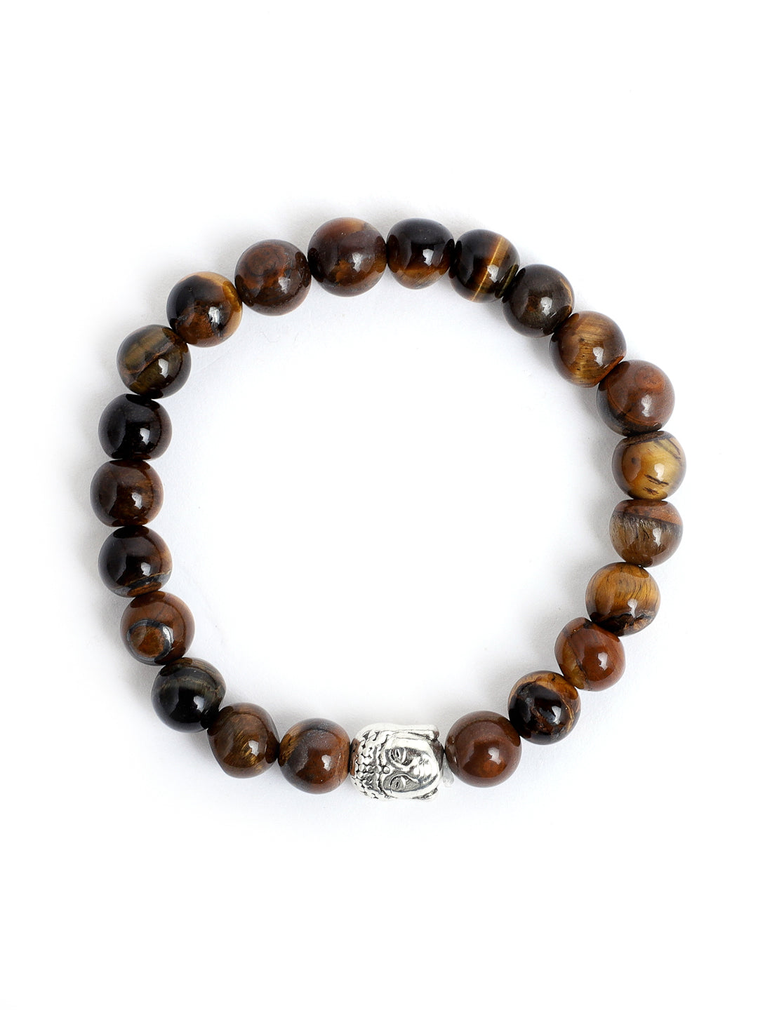Combo Of Howlite ,Amazonite And Tiger Eye Semi Precious Stone Bracelet