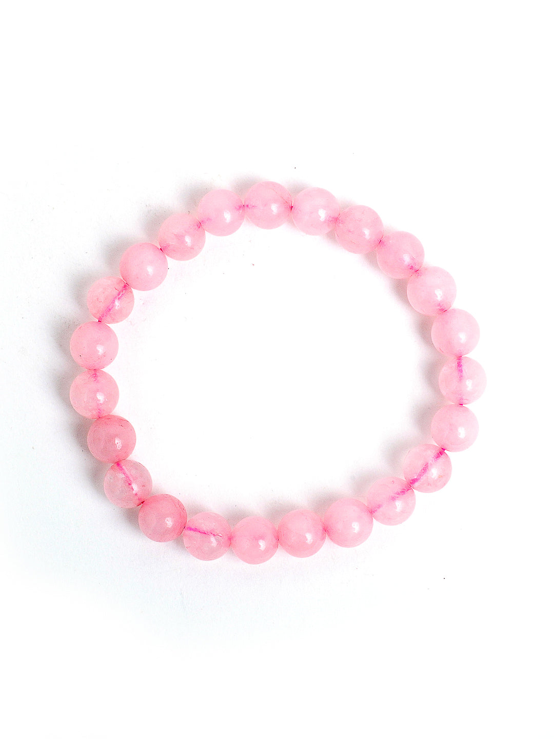 Combo Of Tiger Eye And Rose Quartz Semi Precious Stone Bracelet