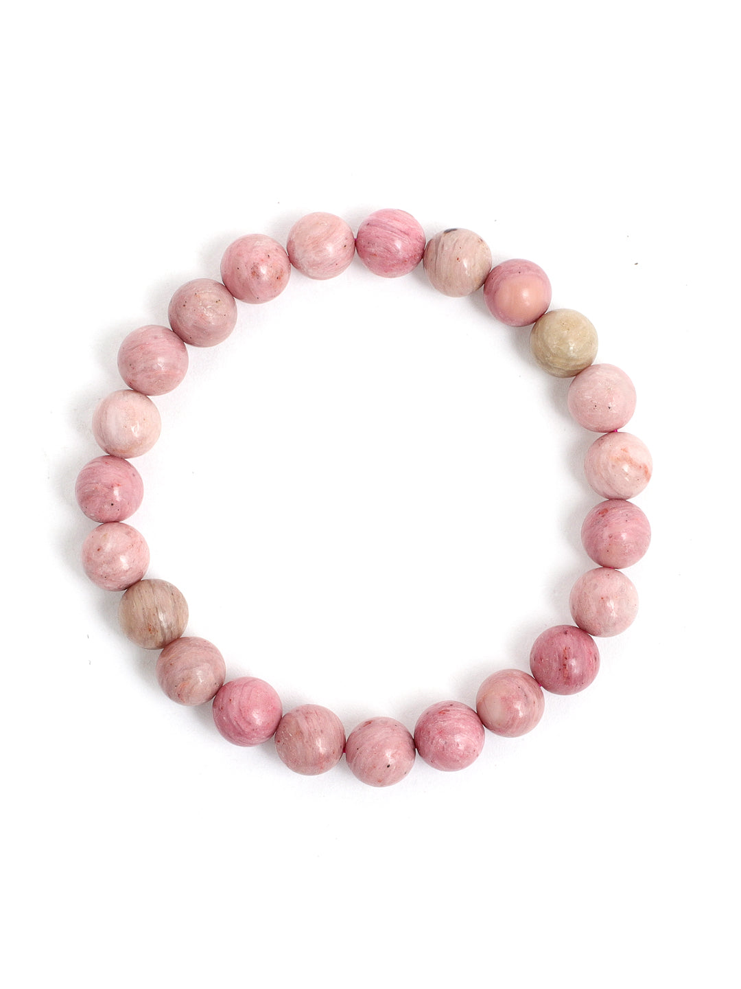 Combo Of Triple Action ,Golden Pyrite And Rhodochrosite Semi Precious Stone Bracelet