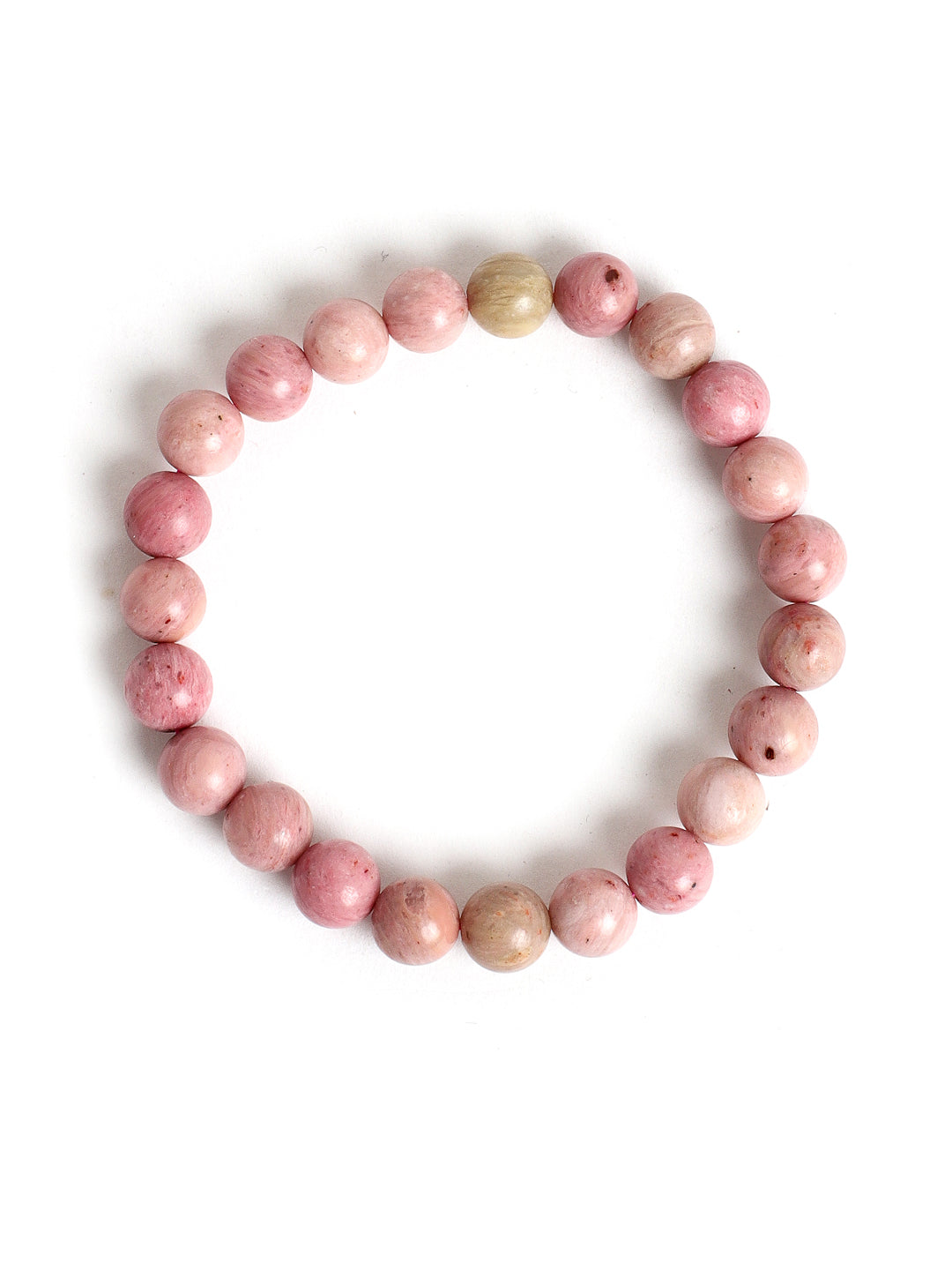 Rhodochrosite Semi Precious Stone Bracelet