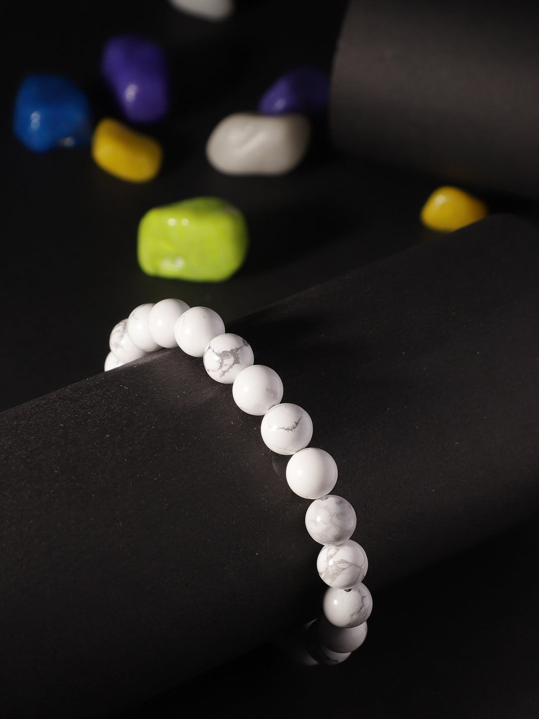 Howlite Semi Precious Stone Bracelet