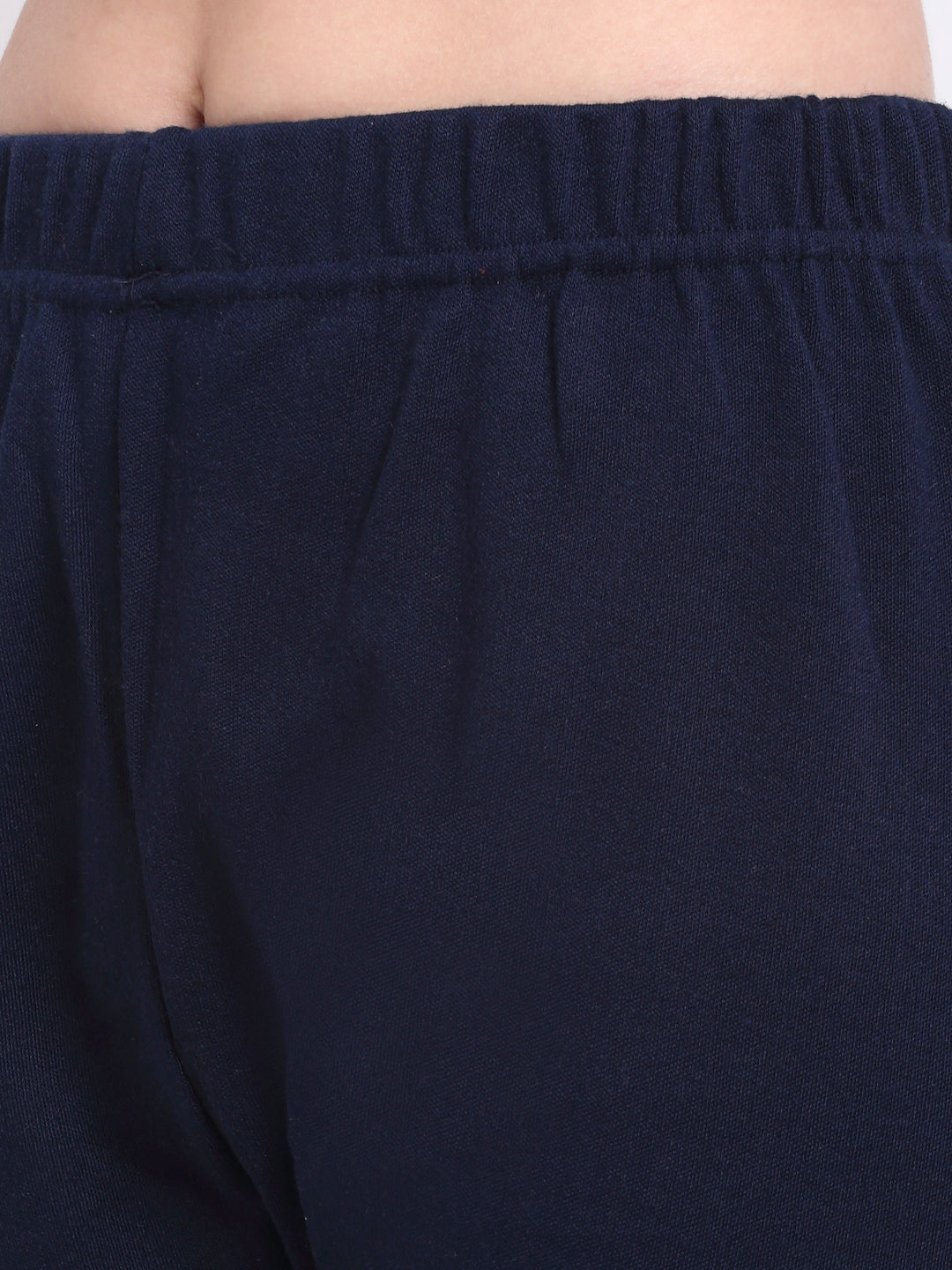 Navy Woolen Ankle-Length Legging