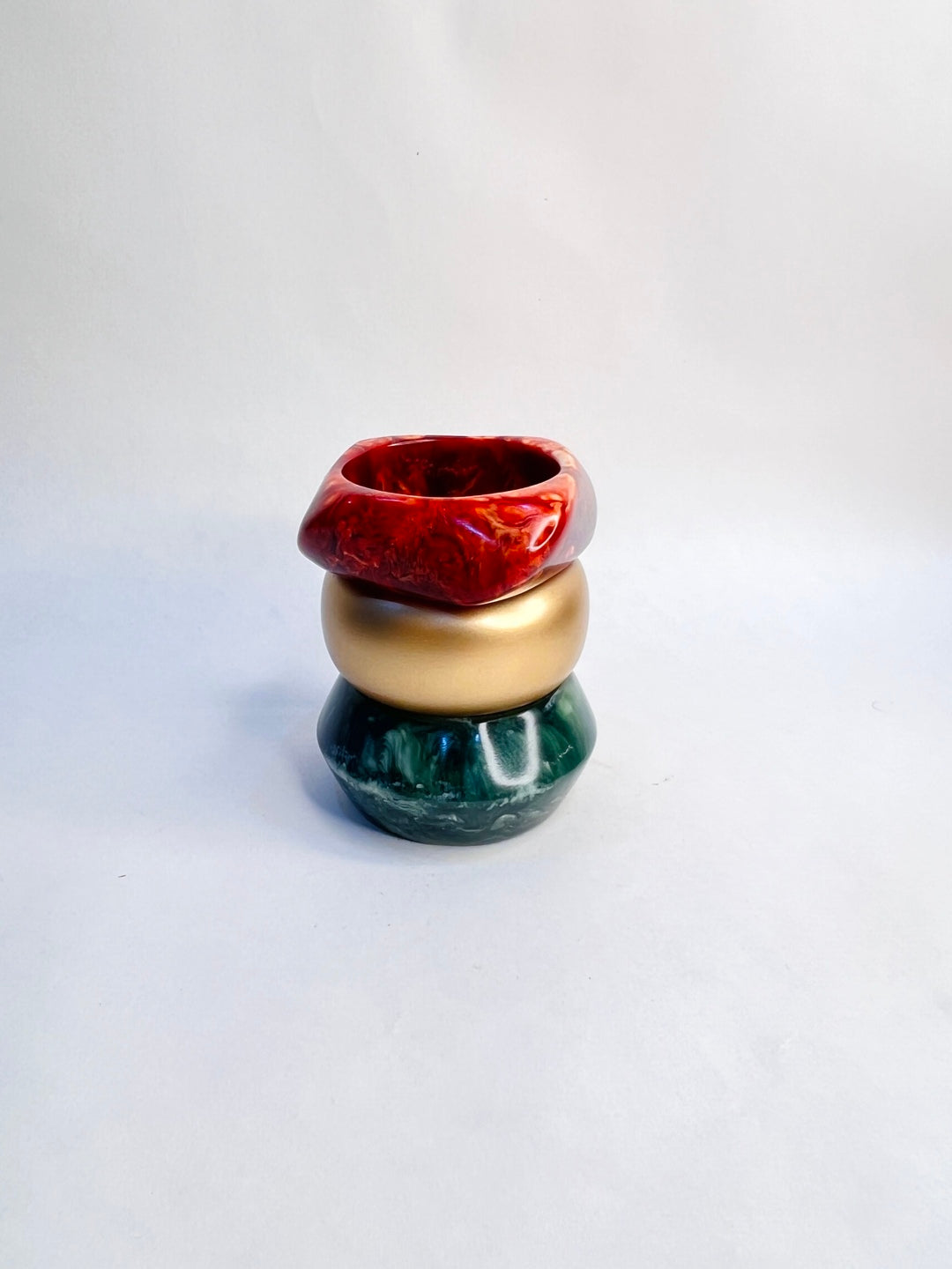 Rizz Resin Bangles-Set of 3