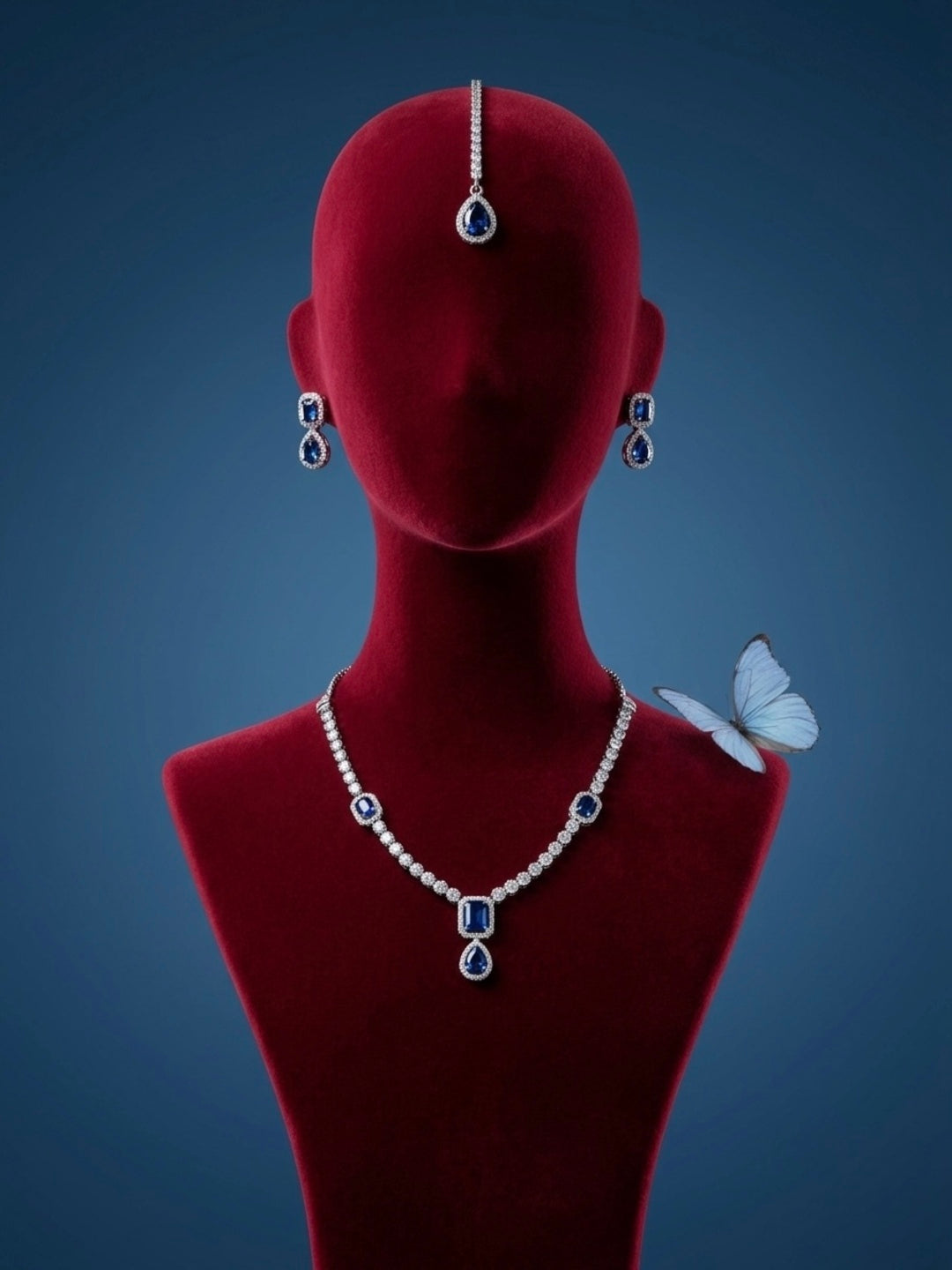 Wamiqa AD Jewellery Set