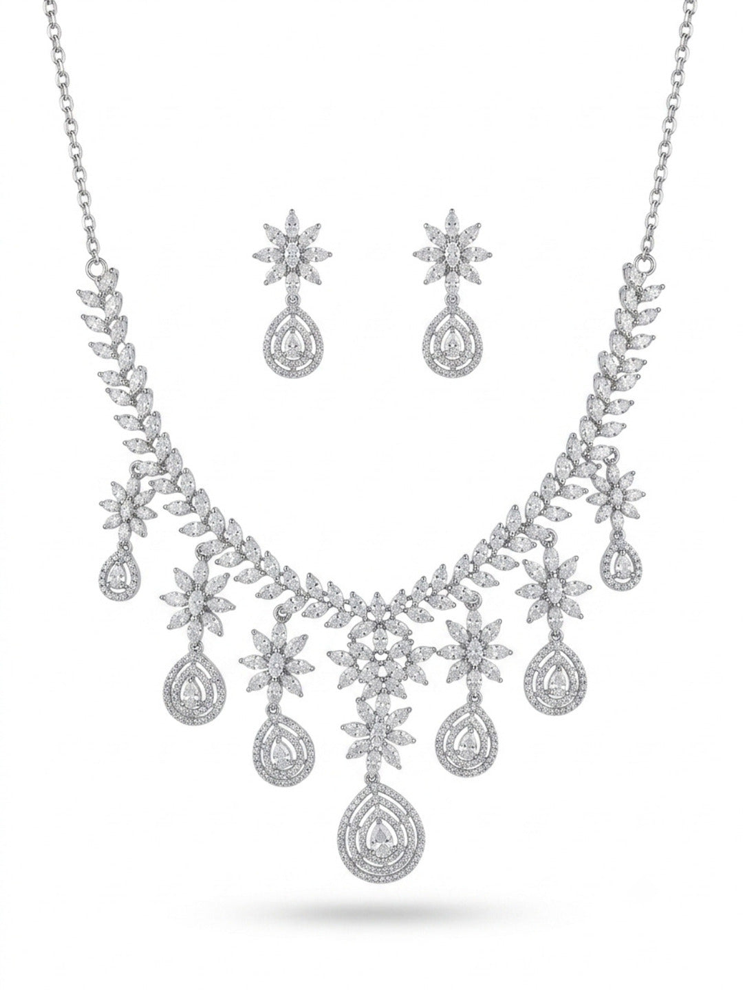 Jasmine AD Jewellery Set