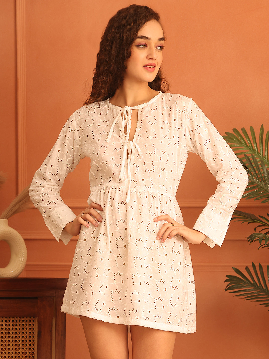 White Lily Cotton Dress