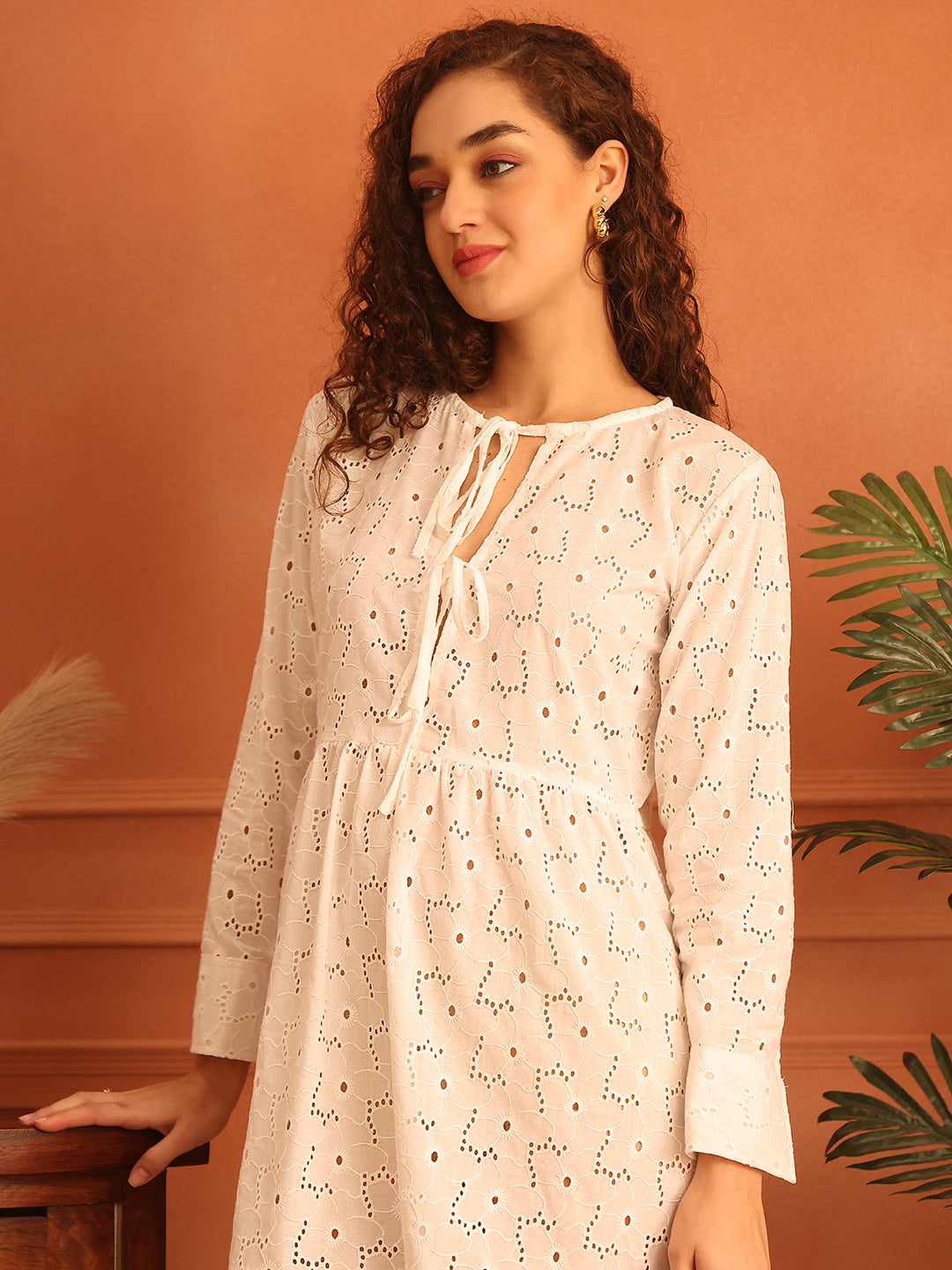 White Lily Cotton Dress