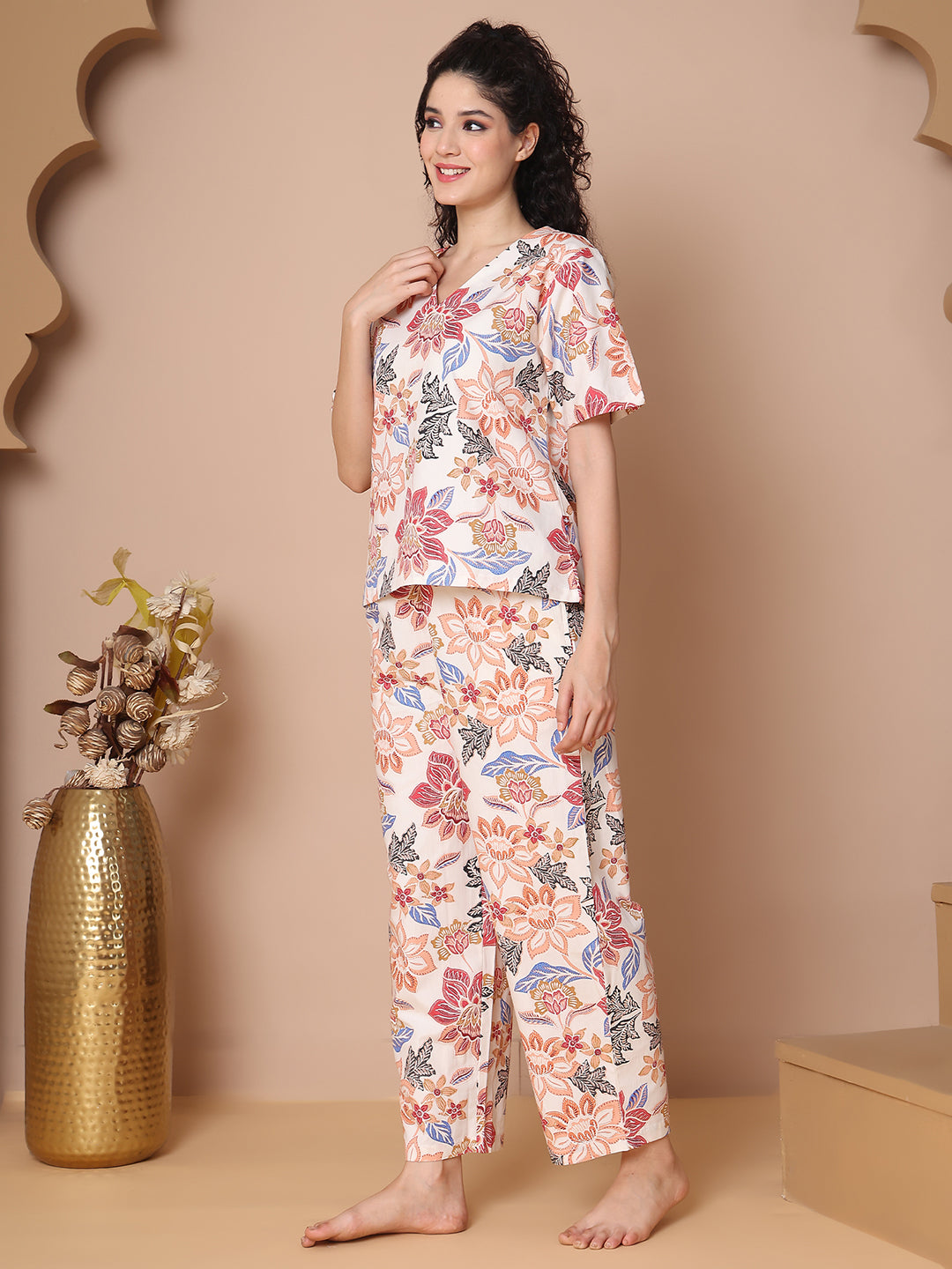 Sunset Garden Cotton Co-ord Set