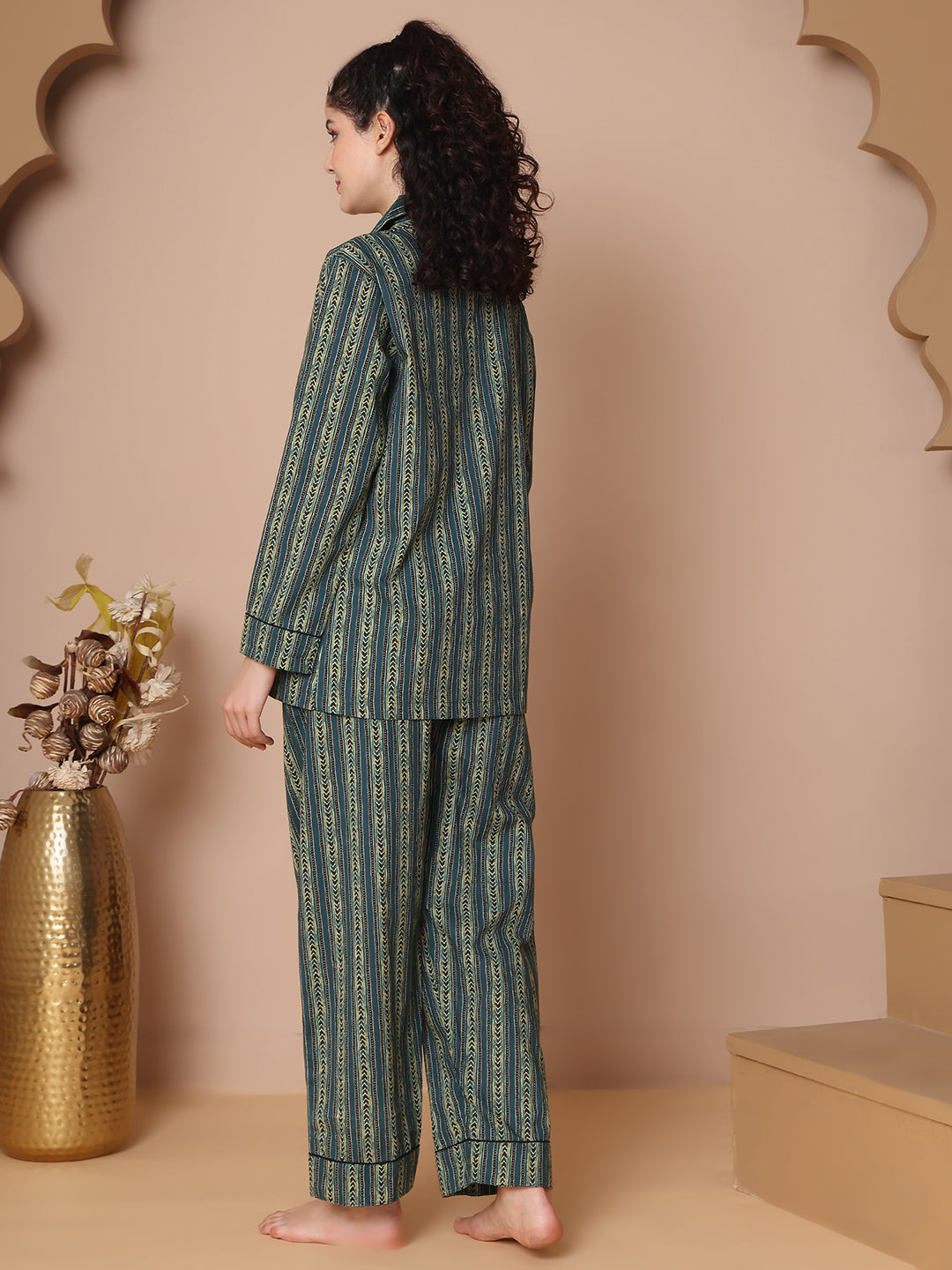 Sharbat Collar Night Suit