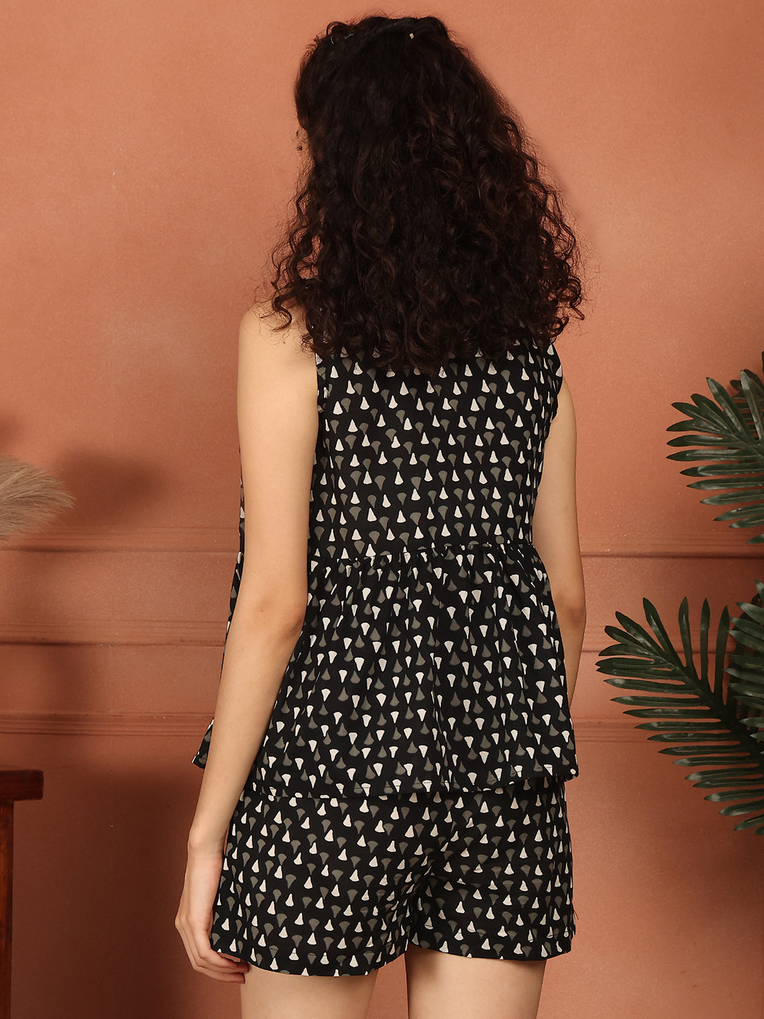 Triangle Mystery Peplum Co-ord Set
