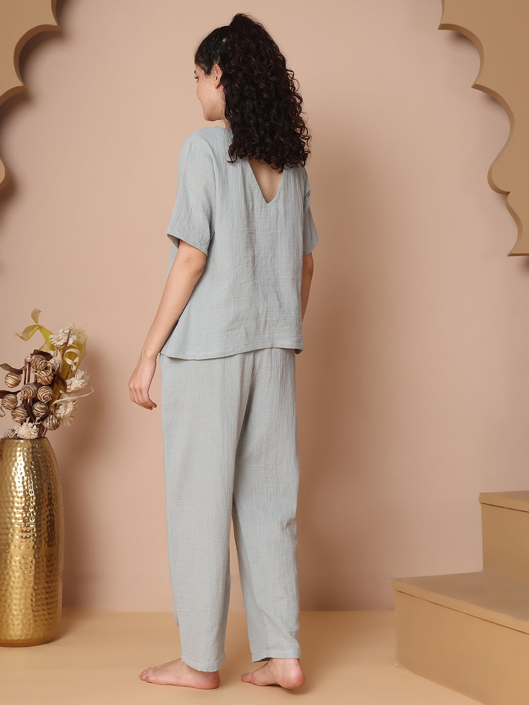 Cool Aloe Cotton Double Cloth Co-ord Set