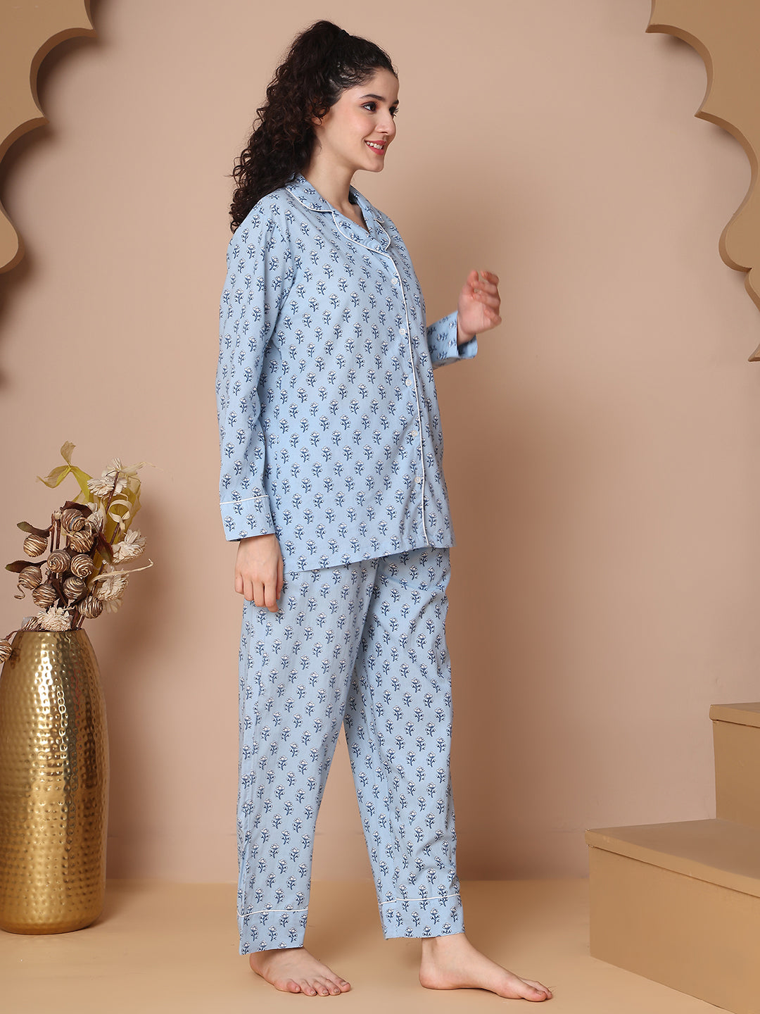 Abroo Collar Night Suit