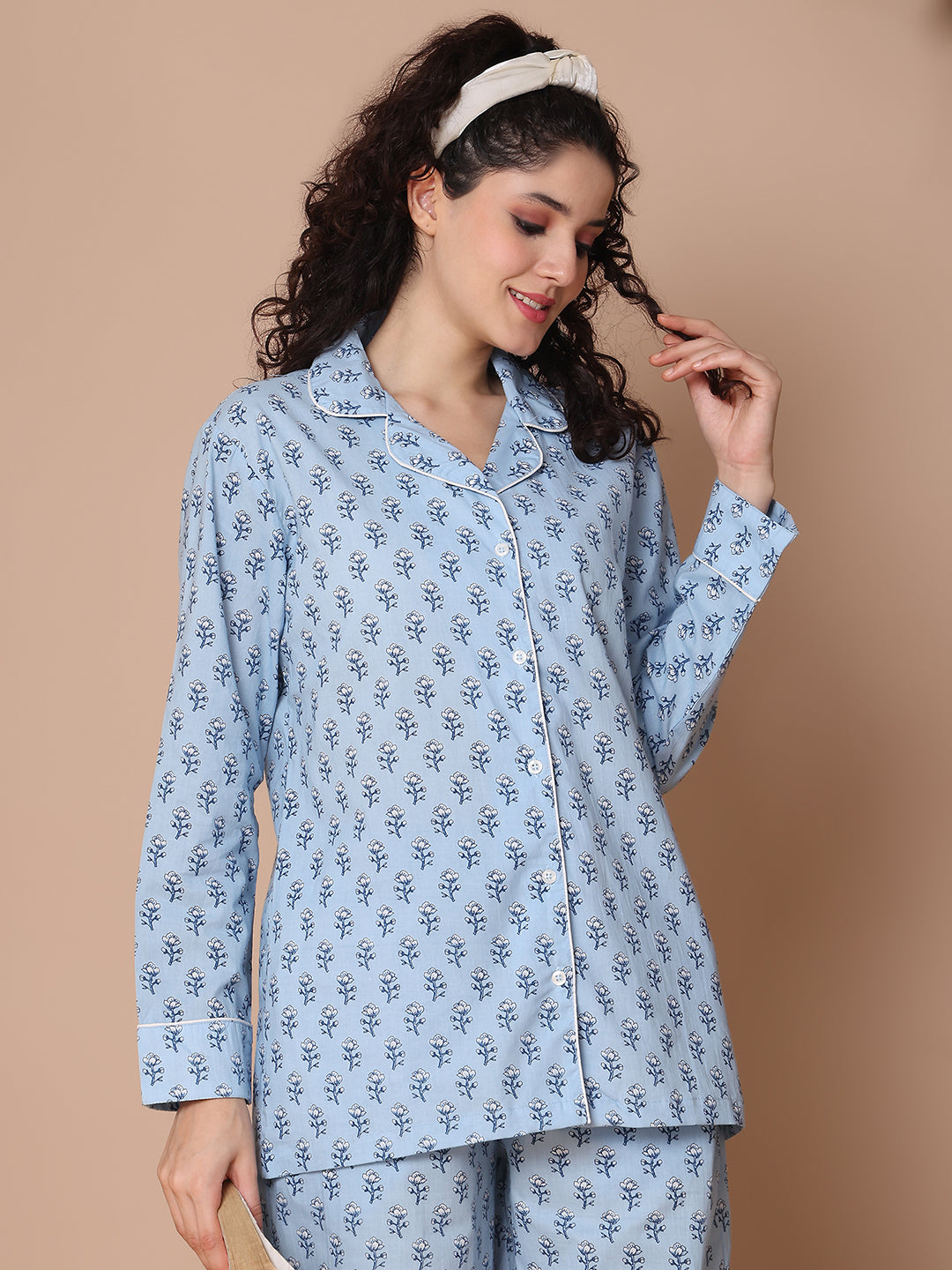 Abroo Collar Night Suit