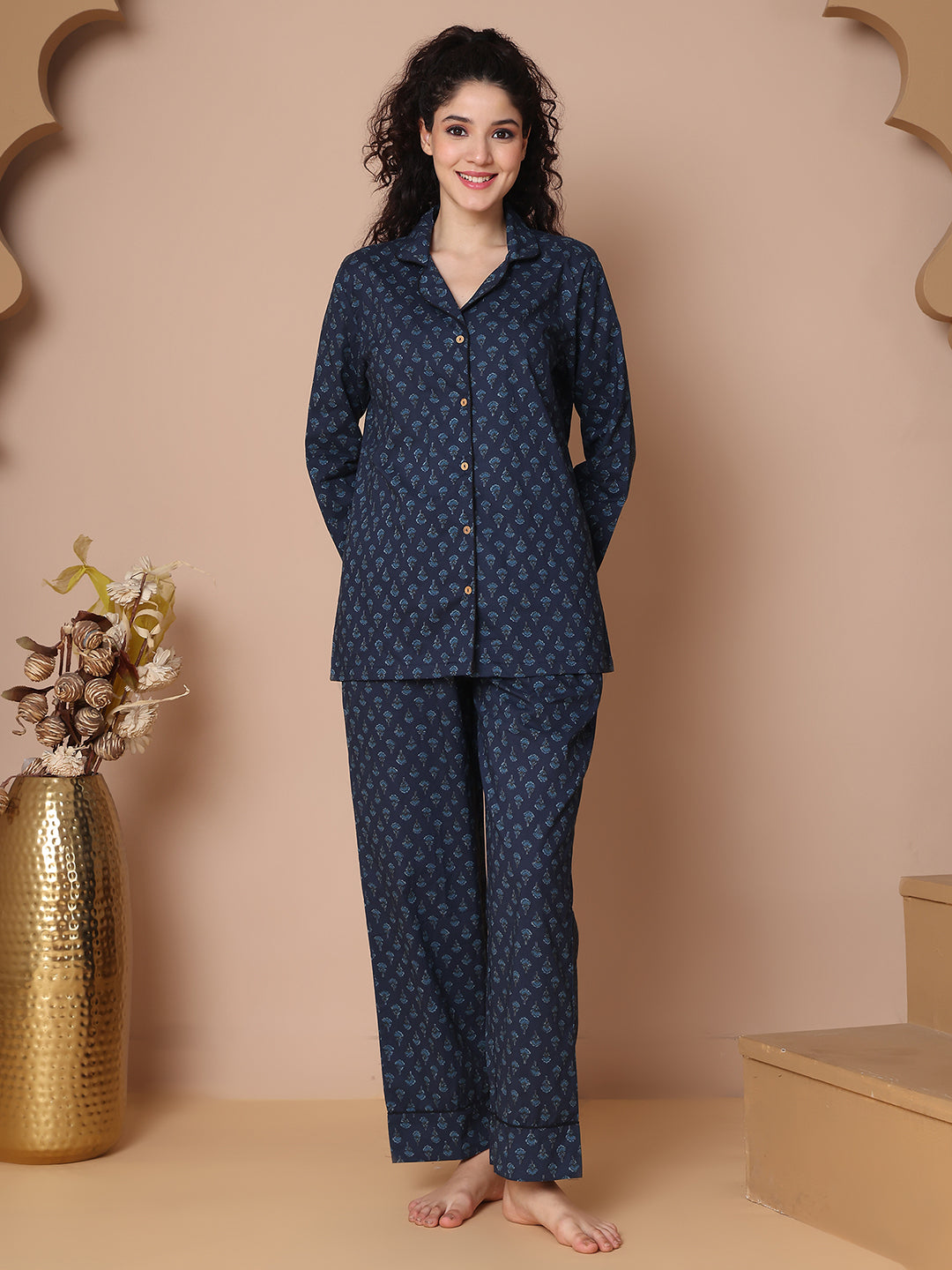 Chaandni Collar Night Suit