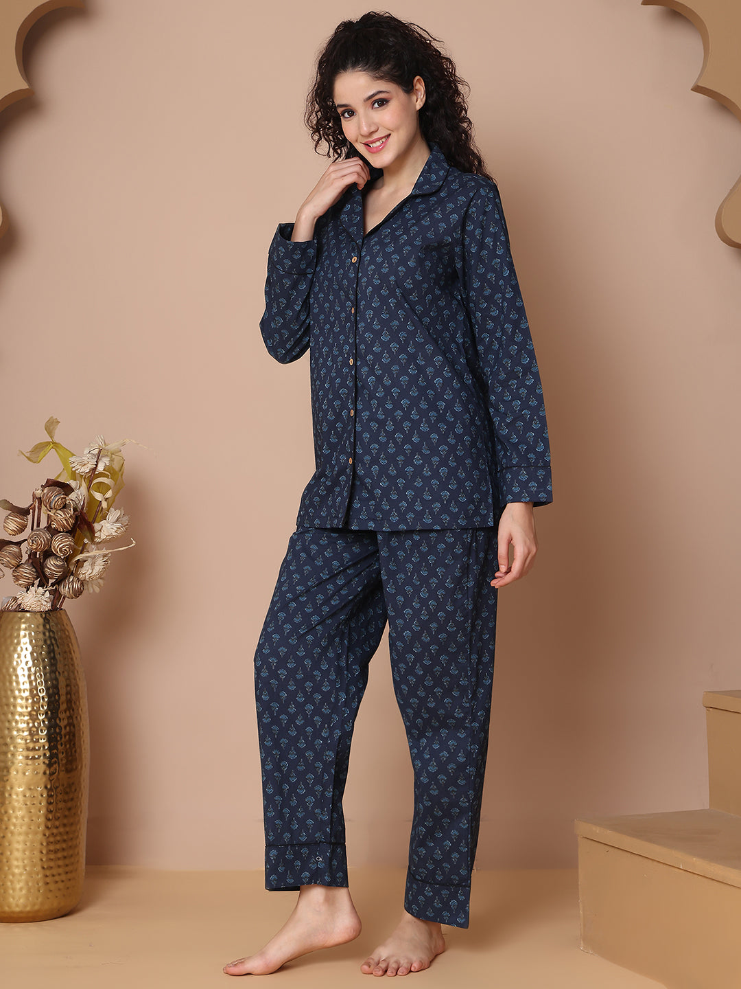 Chaandni Collar Night Suit