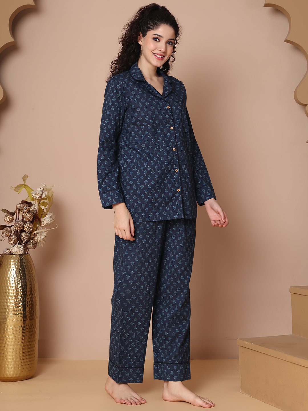 Chaandni Collar Night Suit