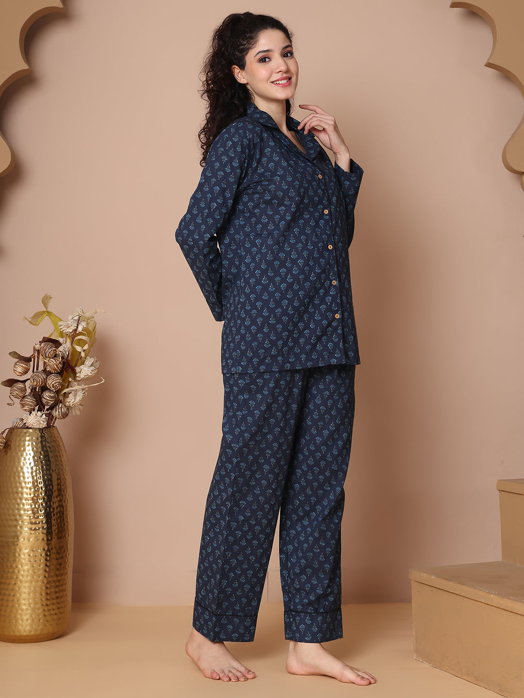 Chaandni Collar Night Suit