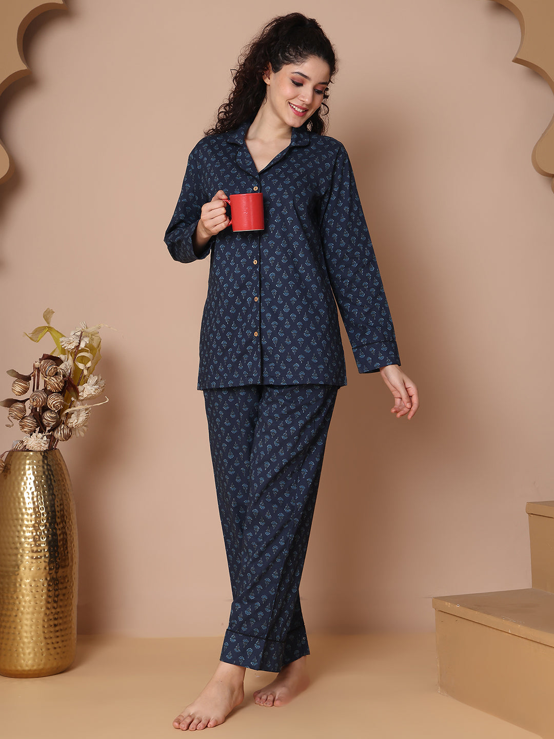 Chaandni Collar Night Suit