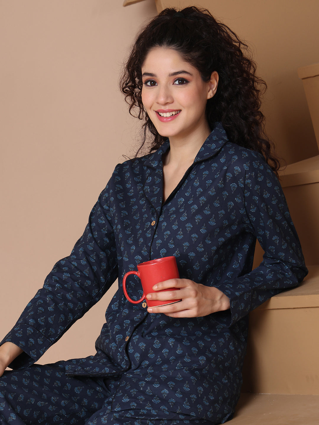 Chaandni Collar Night Suit