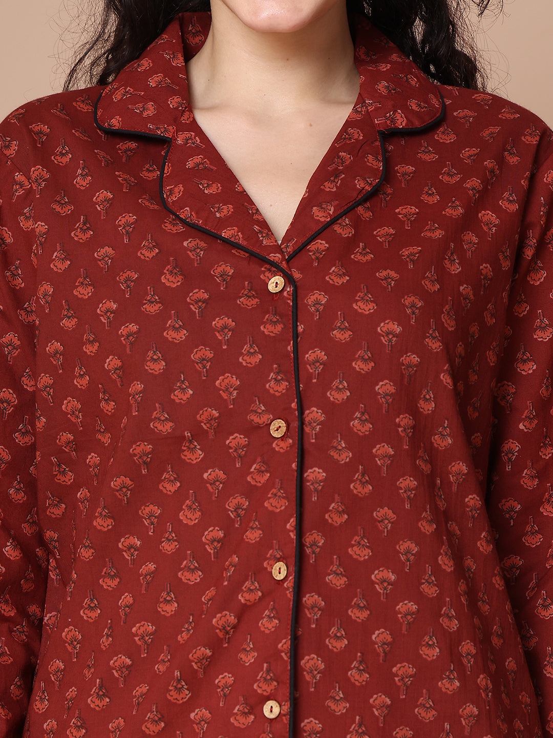 Kumkum Collar Night Suit