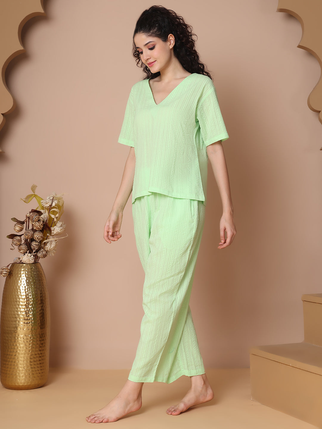 Mint Mist Cotton Co-ord Set