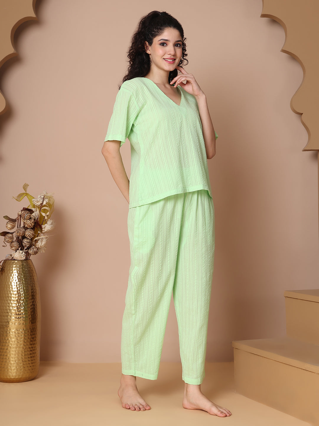 Mint Mist Cotton Co-ord Set