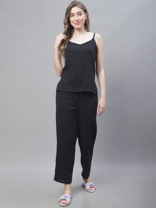 Black Self Co-Ord Set
