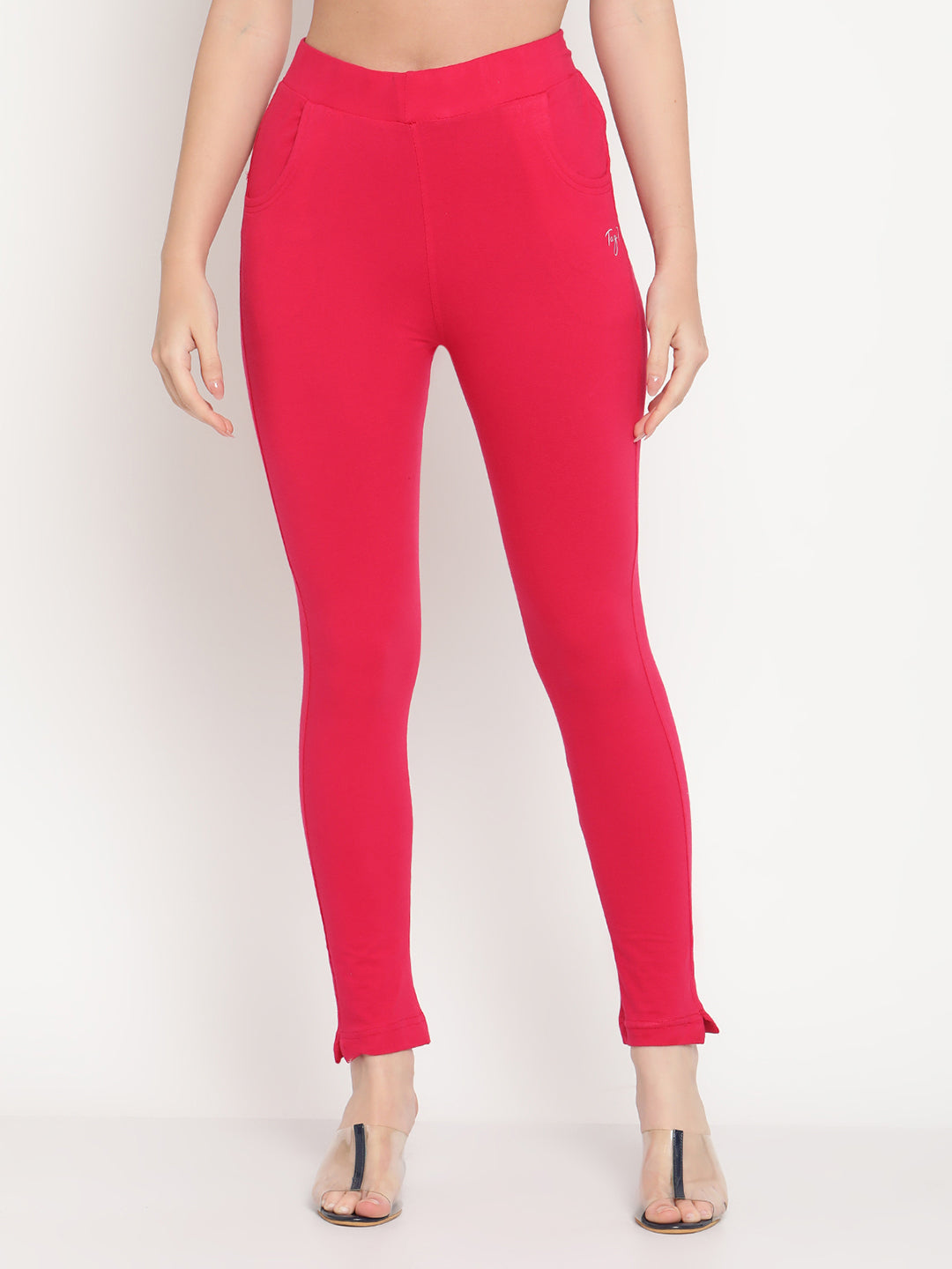 Dark Pink Pocket Pant