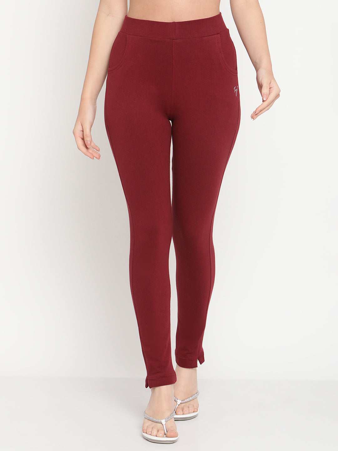 Dark Maroon Pocket Pant