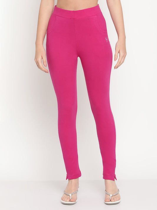 Magenta Pocket Pant