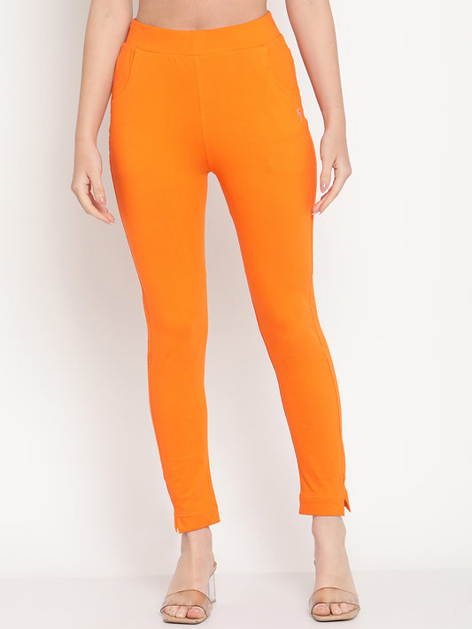 Orange Pocket Pant