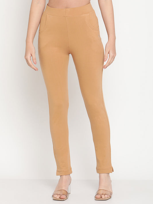 Dark Beige Pocket Pant