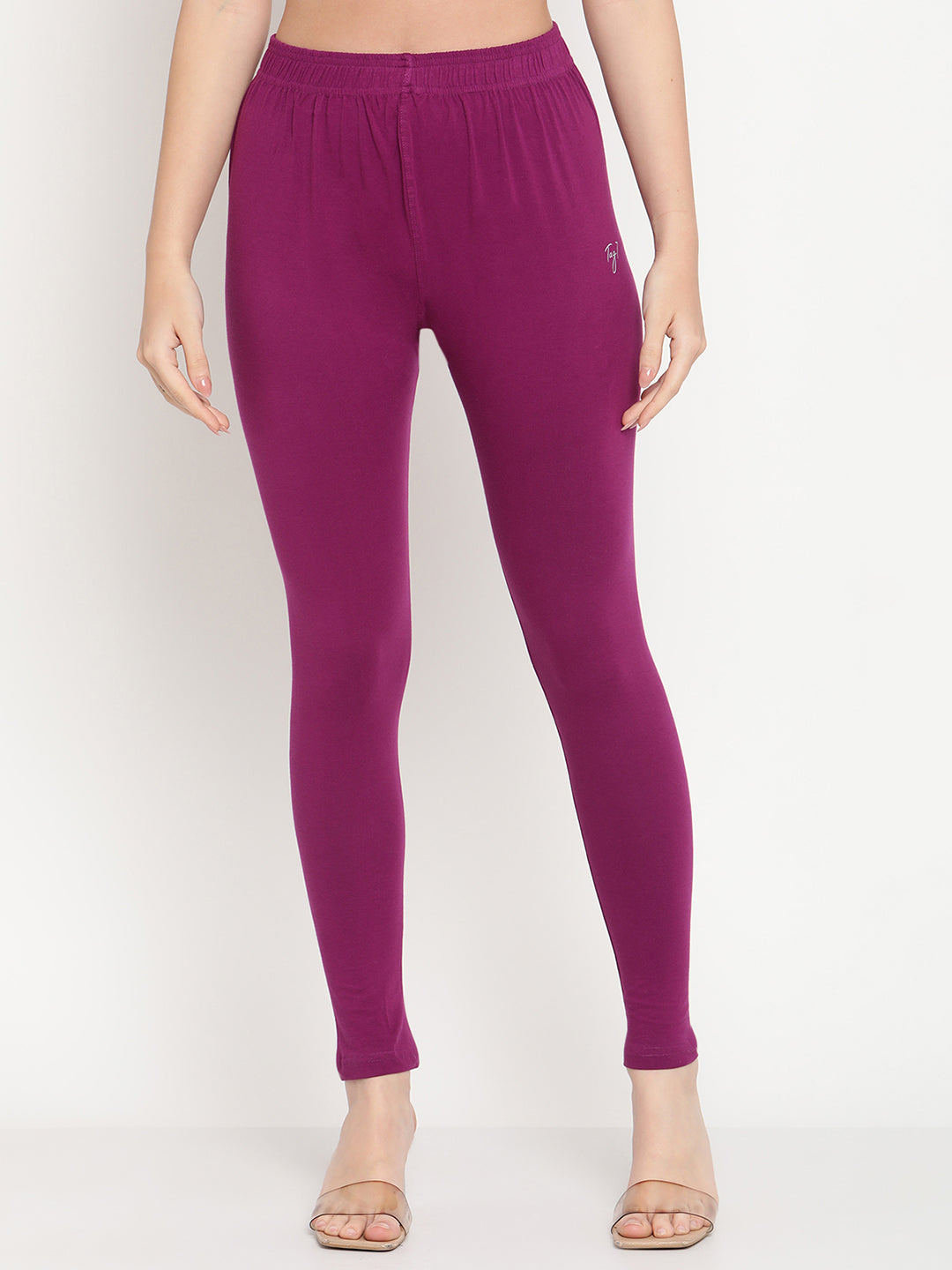 Purple Ankle Length Legging