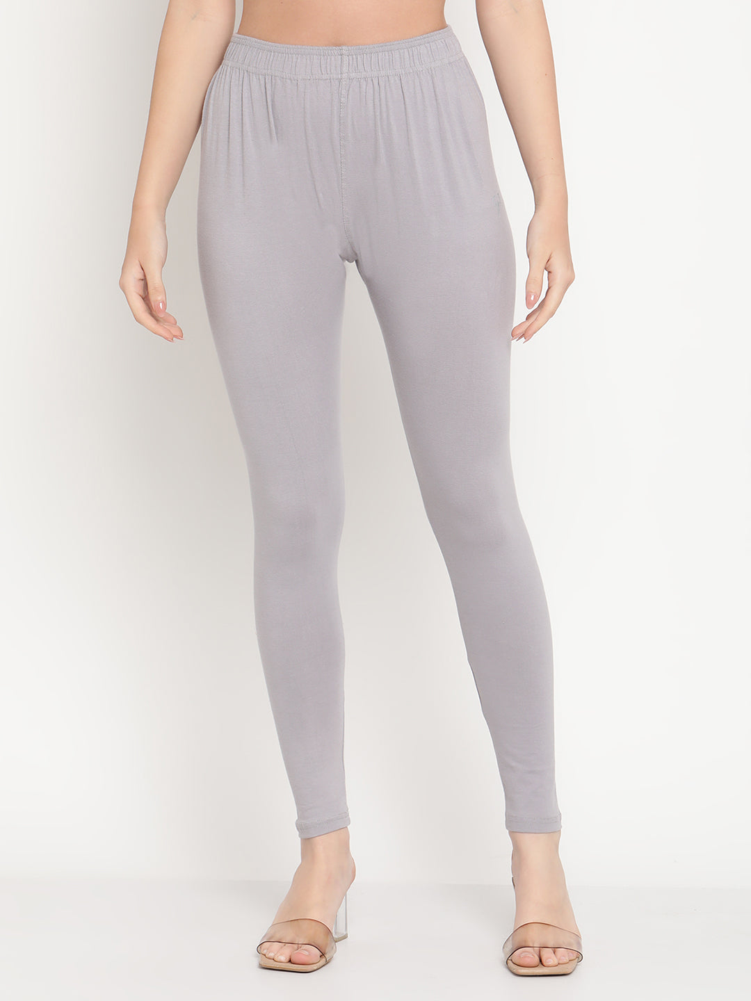 Light Grey Ankle Length Legging