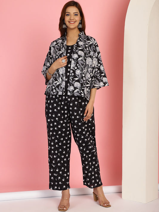 Black Rose Co-Ord Set
