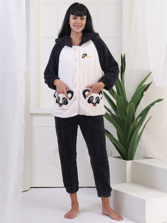 Panda Fur Winter Set