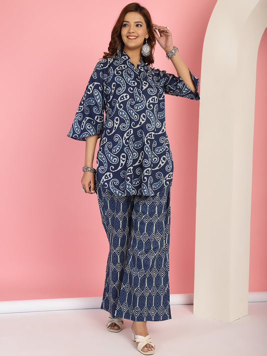 Indigo Paisley Co-Ord Set