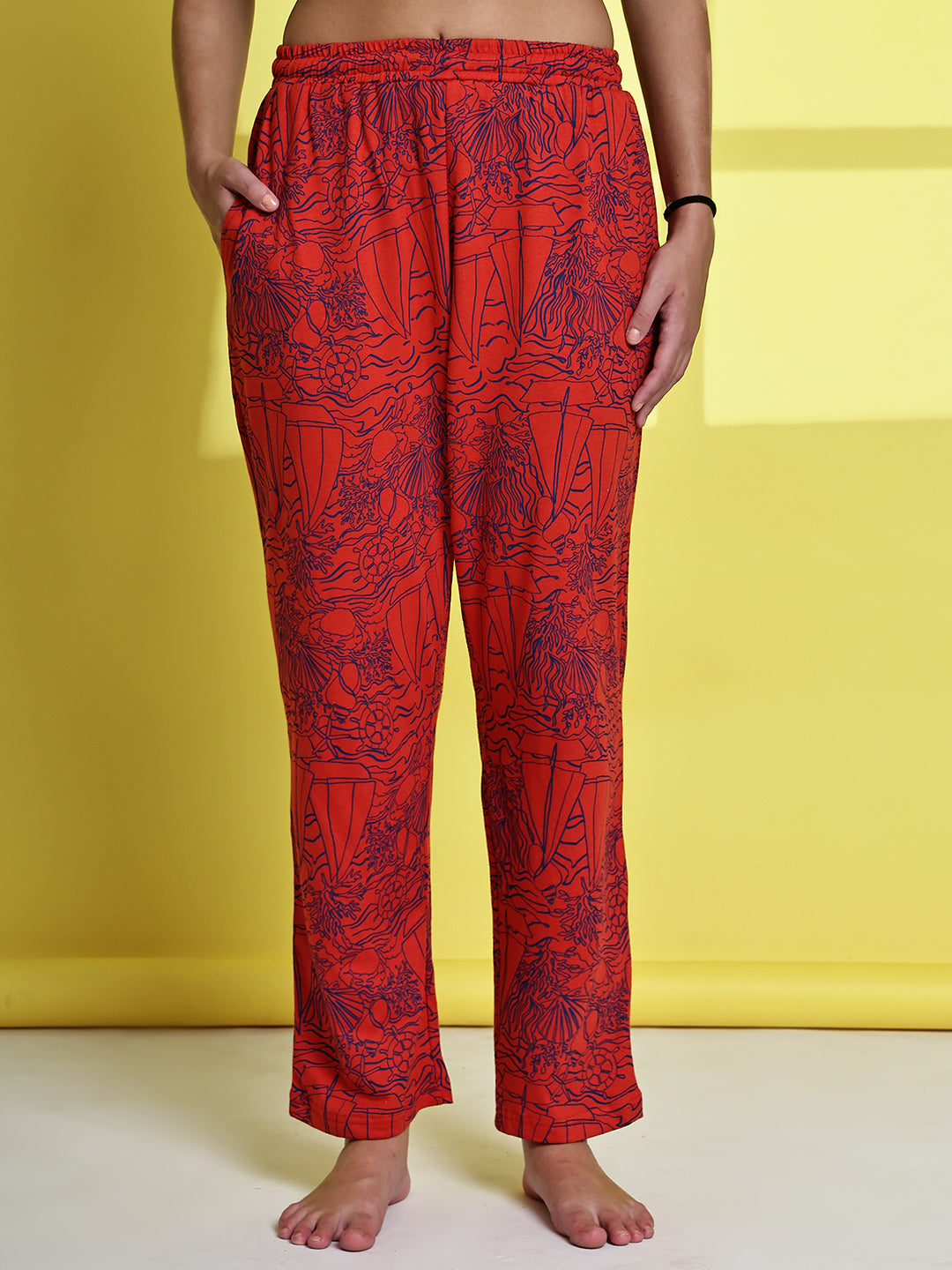 Red Ship Cotton Hosiery Lounge Pant