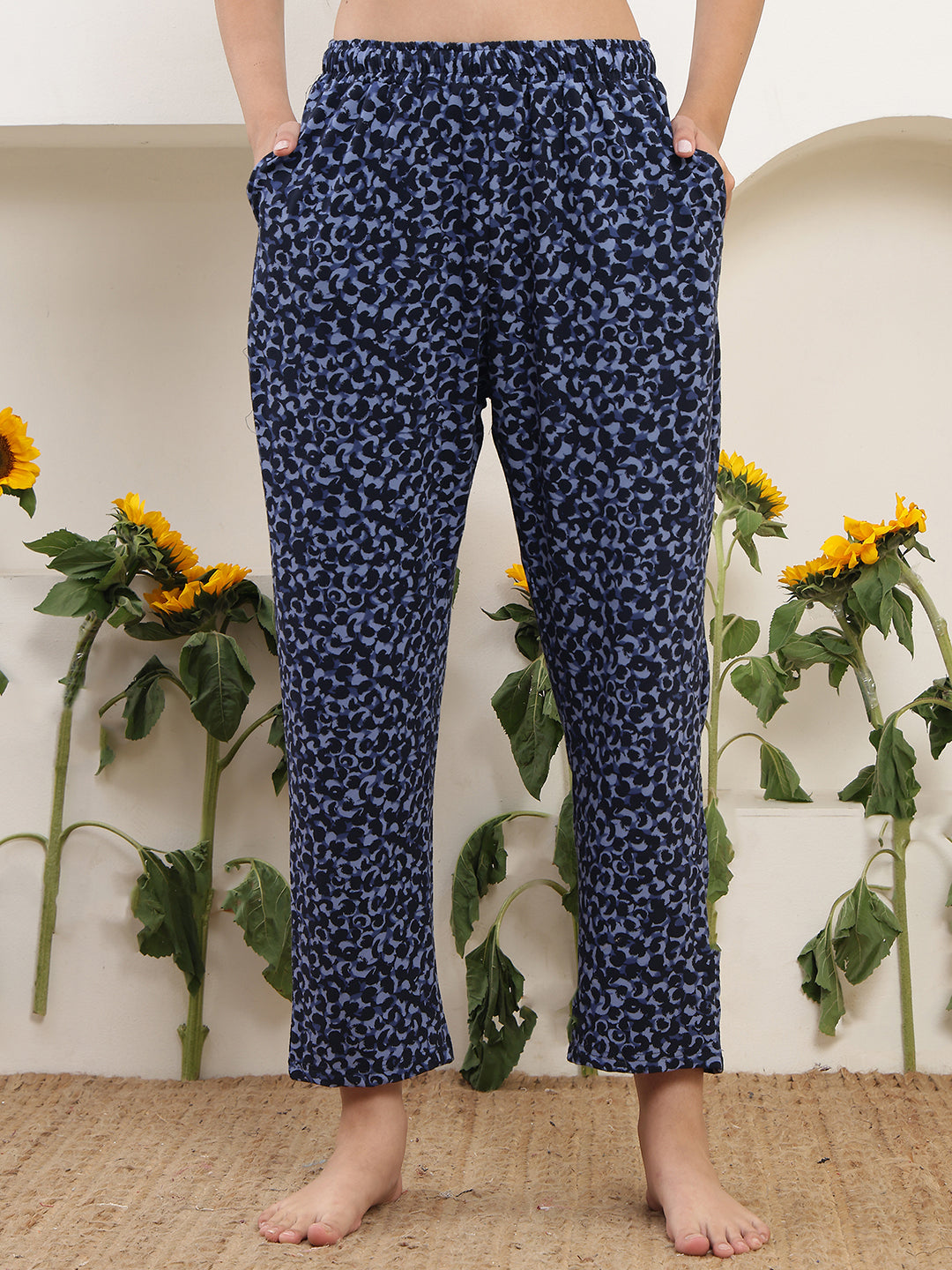Sea Gills Printed Cotton Lounge Pant
