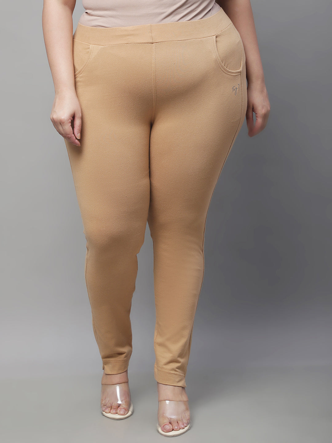 Dark Beige Plus Pocket Pant