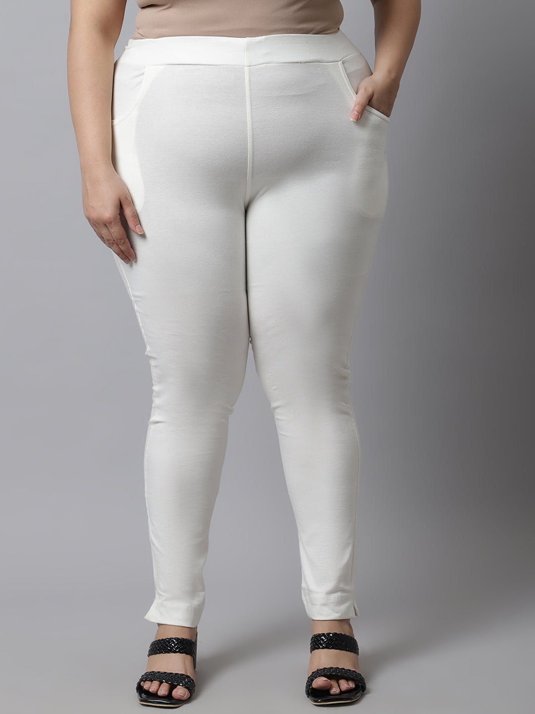 Off White Plus Pocket Pant