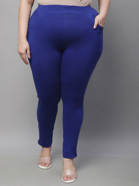 Royal Blue Plus Pocket Pant