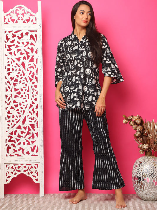 Black Quirky Co-Ord Set